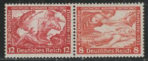 Germany Scott # B54, B53, mint nh, se-tenant, Mi# W55
