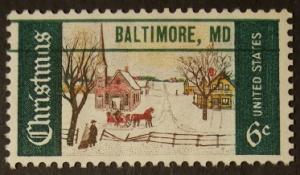 # 1384 MNH 6c Christmas, precancelled  BALTIMORE, MD (6461