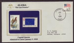 US Alaska State Flag,Bird and Flower Cover BIN
