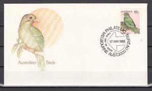 Australia, Scott cat. 768. Spotted Catbird issue on a First Day Cover. ^