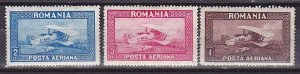 Romani STAMPS 1928 C. Raiu Planes Airmail MH ROYAL MAIL horizontal watermark