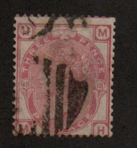 Great Britain 61 Plate 18 Used