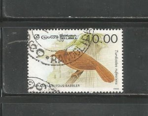 #839b Sri Lanka rufous babbler Dated 1990