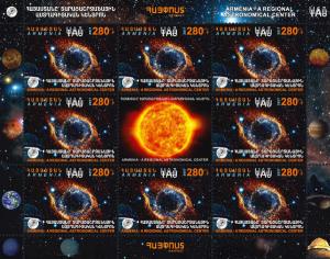 Armenia Armenien Armenie MNH** 2017 MS Armenia as a Regional Astronomical Center