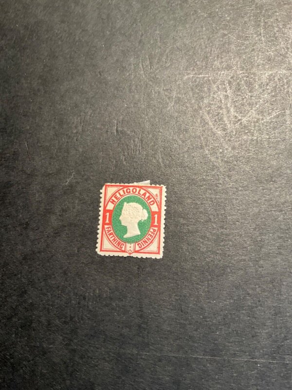 Stamp Heligoland Scott #14 hinged