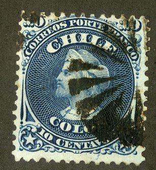 CHILE 18 USED SCV $6.00 BIN $2.40 PERSON