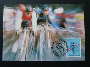bicycle cycling Tour de France maximum card Luxembourg 1990