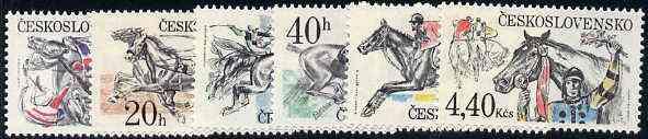 Czechoslovakia 1978 Steeplechase set of 6 unmounted mint,...