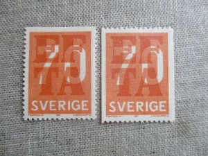 Sweden, Scott#717-718, MNH