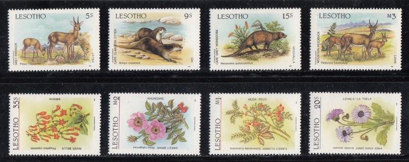 Lesotho Scott #583-590 MNH