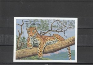 Ghana  Scott#  1681  MNH  S/S  (1994 Leopard)