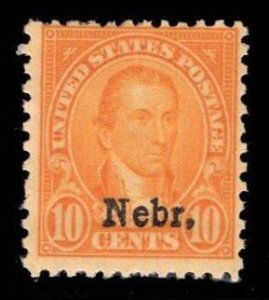 MOMEN: US STAMPS #679 10c NEBR MINT OG H LOT #84312-23