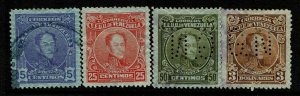 Venezuela 4 Used 1930s Stamps - S11356