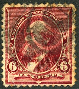 U.S. #224 USED CREASES