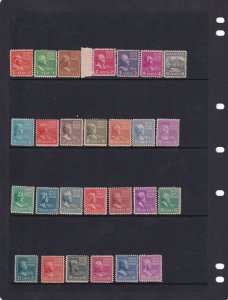 us 803-815, 817-831 mnh / mh short set