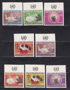 Paraguay stamps #903 - 910, MNH OG,  Imperfs, complete set