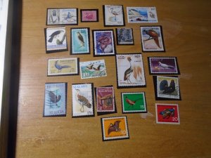 Birds  #  19  used / MNH