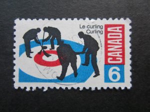 Canada #490 Sports Curlers  Nice stamps {ca408}