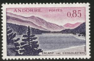 French  Andorre Scott  152 MNH**  1961