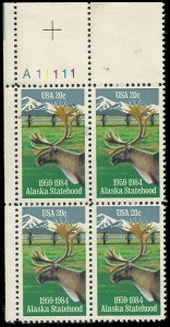 PCBstamps   US #2066 PB 80c(4x20c)Alaska Statehood,MNH, (PB-1)