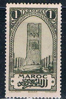 French Morocco 90 MLH Tower of Hassan 1923 (F0112)+