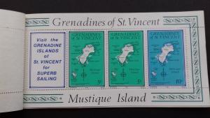 St Vincent 1976 Booklets x 7 Mint