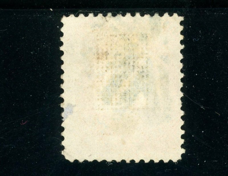 USAstamps Used F US Serie of 1867 Franklin Scott 100 With F Grill