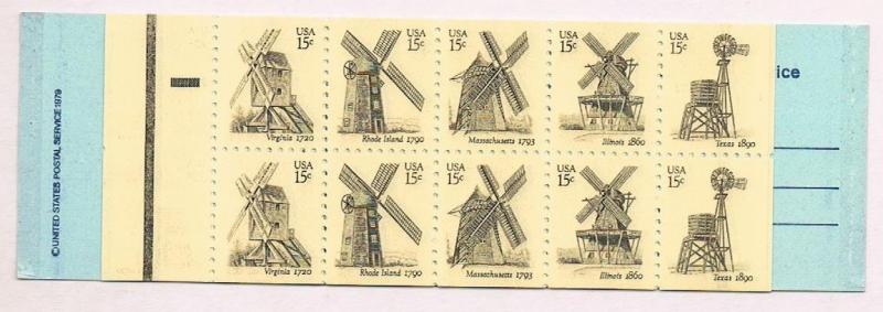 USA BK135 1742a, $3 Windmills, Mint, VF