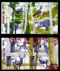 Netherlands Scott 1175-1175 MNH** Veluwe Nature Park souvenir sheet set of Two