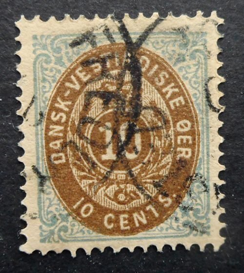 Danish West Indies, Scott 10, Used