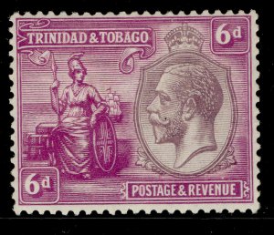 TRINIDAD & TOBAGO GV SG225, 6d dull purple & bright magenta, M MINT.