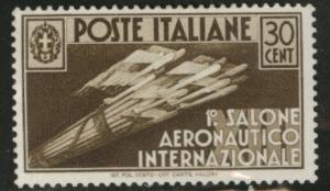 ITALY Scott 346 MH* 30c 1935 aeronautical stamp CV$32.50