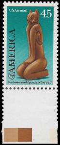 Scott C121 45c US Air Mail Pre-Columbian America 1989 Mint NH