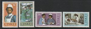 1982 South Africa - Ciskei - Sc 34-7 - MNH VF - 4 singles - Nursing