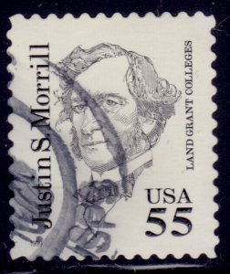 United States, 1999, Justin Morrill, 55c, #2941, used**