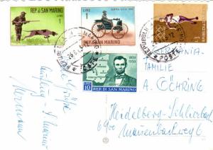 San Marino 10L Lincoln Birth, 3L Rome Olympic Games, 1L Pre-1910 Automobile, ...