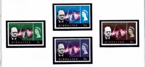 Gibraltar 171-74 MNH 1966 Winston Churchill