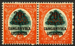 KENYA UGANDA and TANGANYIKA 1941-42 20c on 6d Surcharge Issue Sc 88 MNH