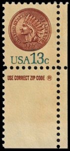 United States - Scott 1734 - Mint-Never-Hinged - Attached ZIP Code Tab