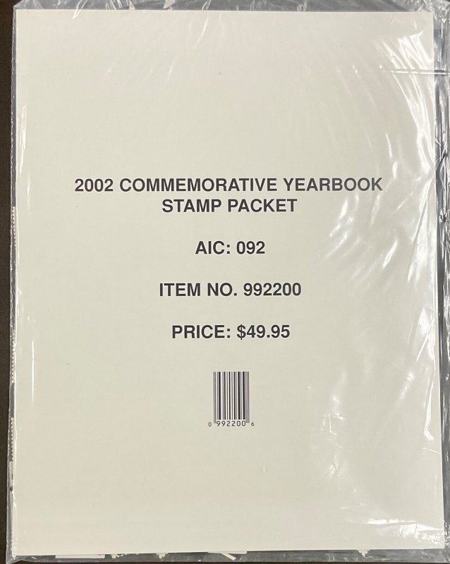 UNITED STATES 2002 Commemorative Stamp Collection 70 MNH w/mounts  fv. $25.27