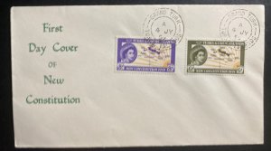 1959 Grand Turks Turks Island First day Cover FDC New Constitution