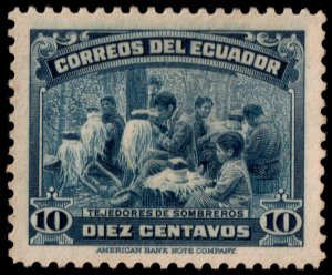 ✔️ ECUADOR 1937 - HAT WEAVERS - SC. 363 MNH [025]