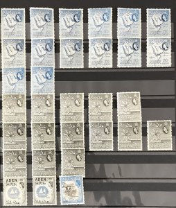 Aden Good QE MH MNH Used Collection To 20s (Apx 400 Stamps)  MK5741