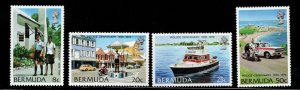 BERMUDA Scott 385-388 MNH** Police Centennial Set 1979 issue