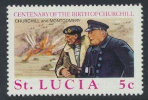 St Lucia SC# 367 MNH Churchill  1974 see details & scan