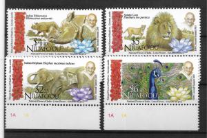 NIUAFO'OU TONGA MNH SET 335-338 GANDHI SCV$15.50 **