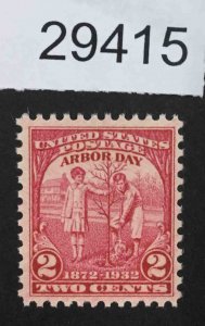 US STAMPS  #717 MINT OG NH LOT #29415