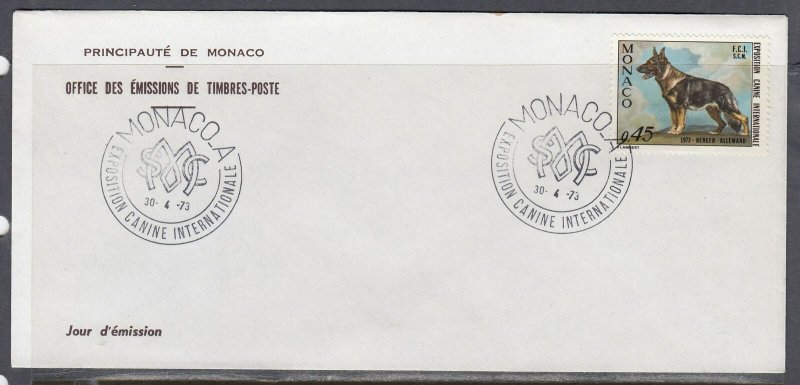 Monaco Scott 879 FDC - International Dog Show