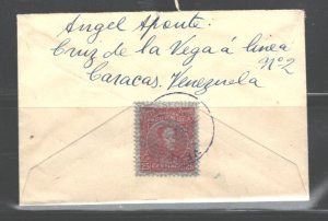 E.E.U. DE VENEZUELA, 1932 COVER TO BUFFALO, U.S.A. SCOTT #298