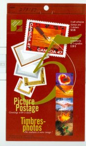 CANADA PICTURE POSTAGE...LOT of 3 CPLT BKLTS with STICKERS